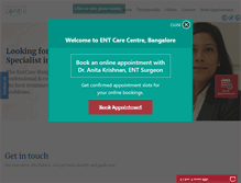 Tablet Screenshot of bangaloreentcarecentre.com